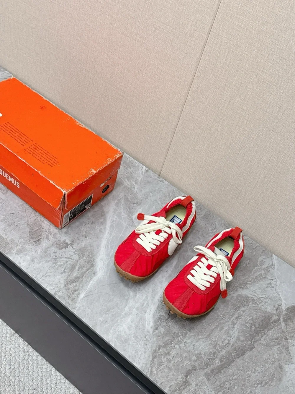 Nike Red and White Women's Sneakers